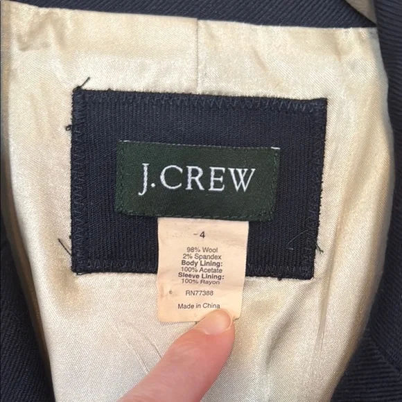 J. Crew Navy Blazer - Picture 2 of 5